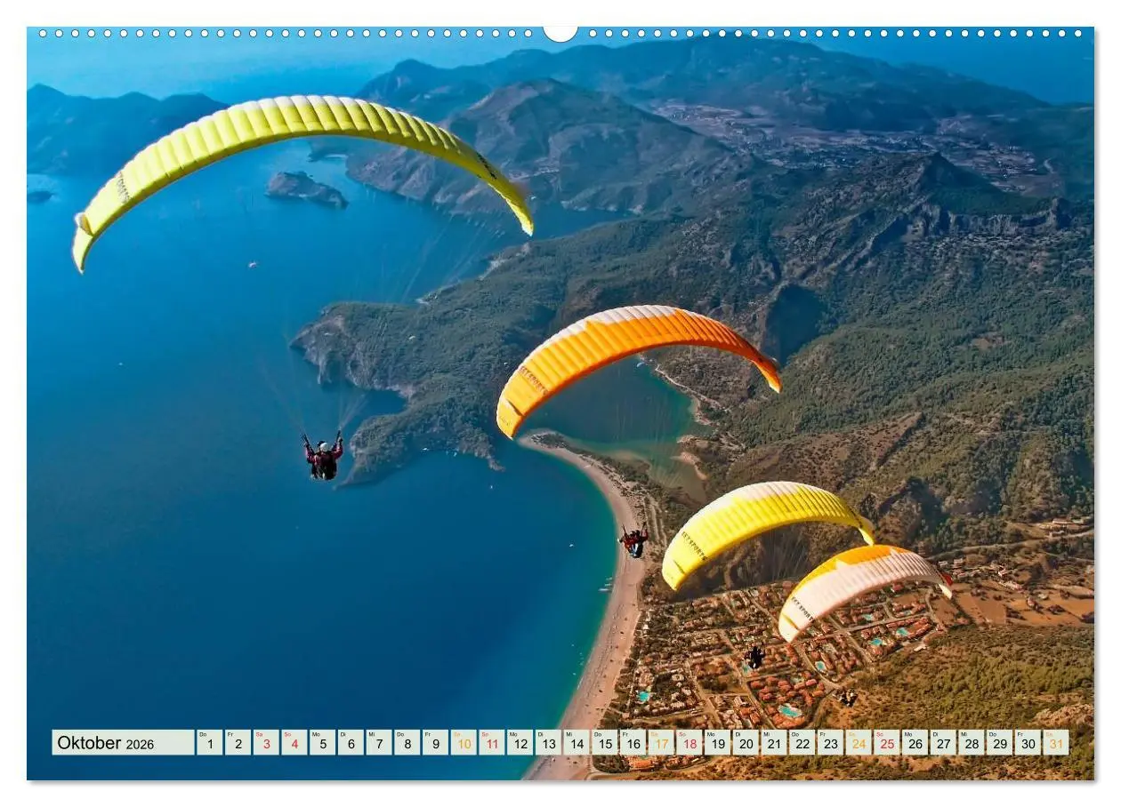 Bild: 9783457955239 | Freiheit und Abenteuer - Paragliding (hochwertiger Premium...