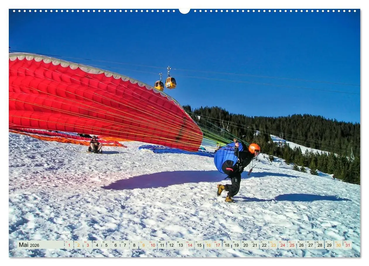 Bild: 9783457955239 | Freiheit und Abenteuer - Paragliding (hochwertiger Premium...