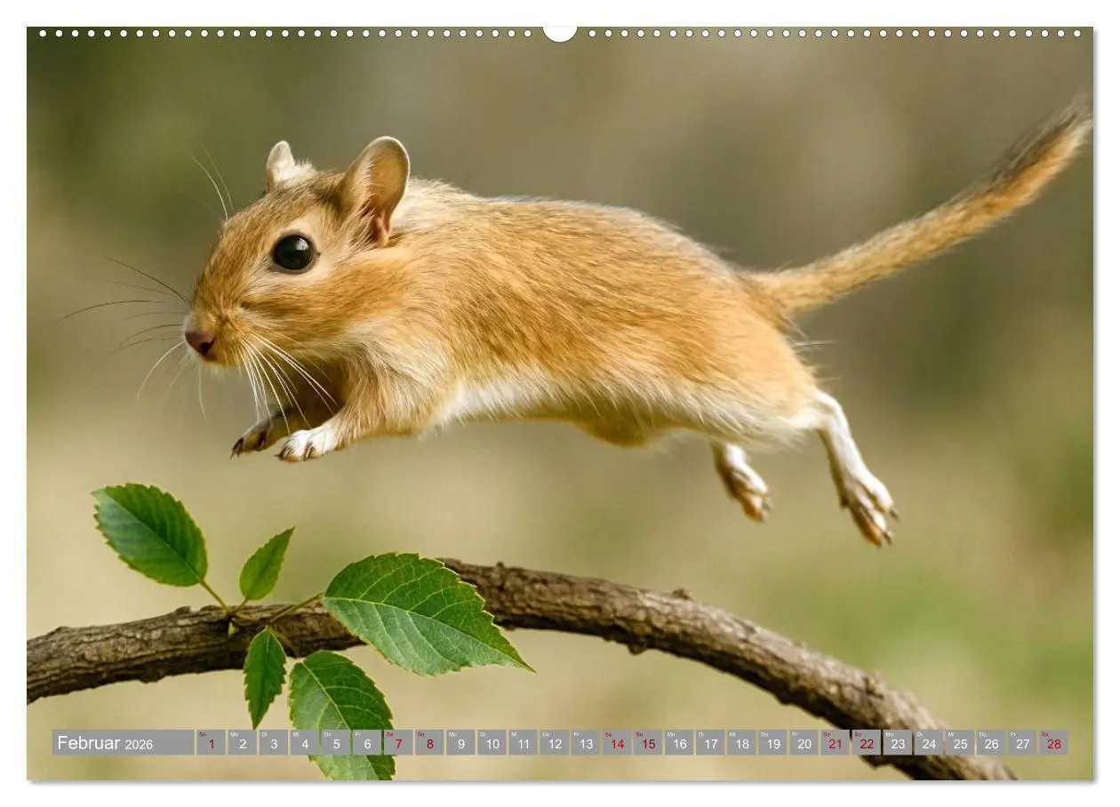 Bild: 9783516595239 | Maus im Haus - der Gerbil Kalender (Wandkalender 2026 DIN A2 quer),...