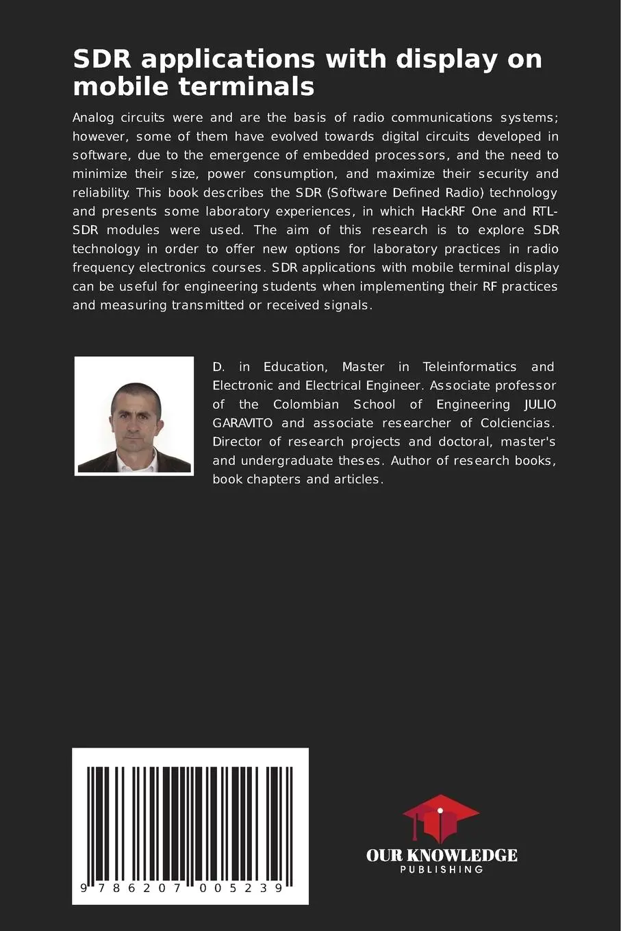 Rückseite: 9786207005239 | SDR applications with display on mobile terminals | Penagos (u. a.)