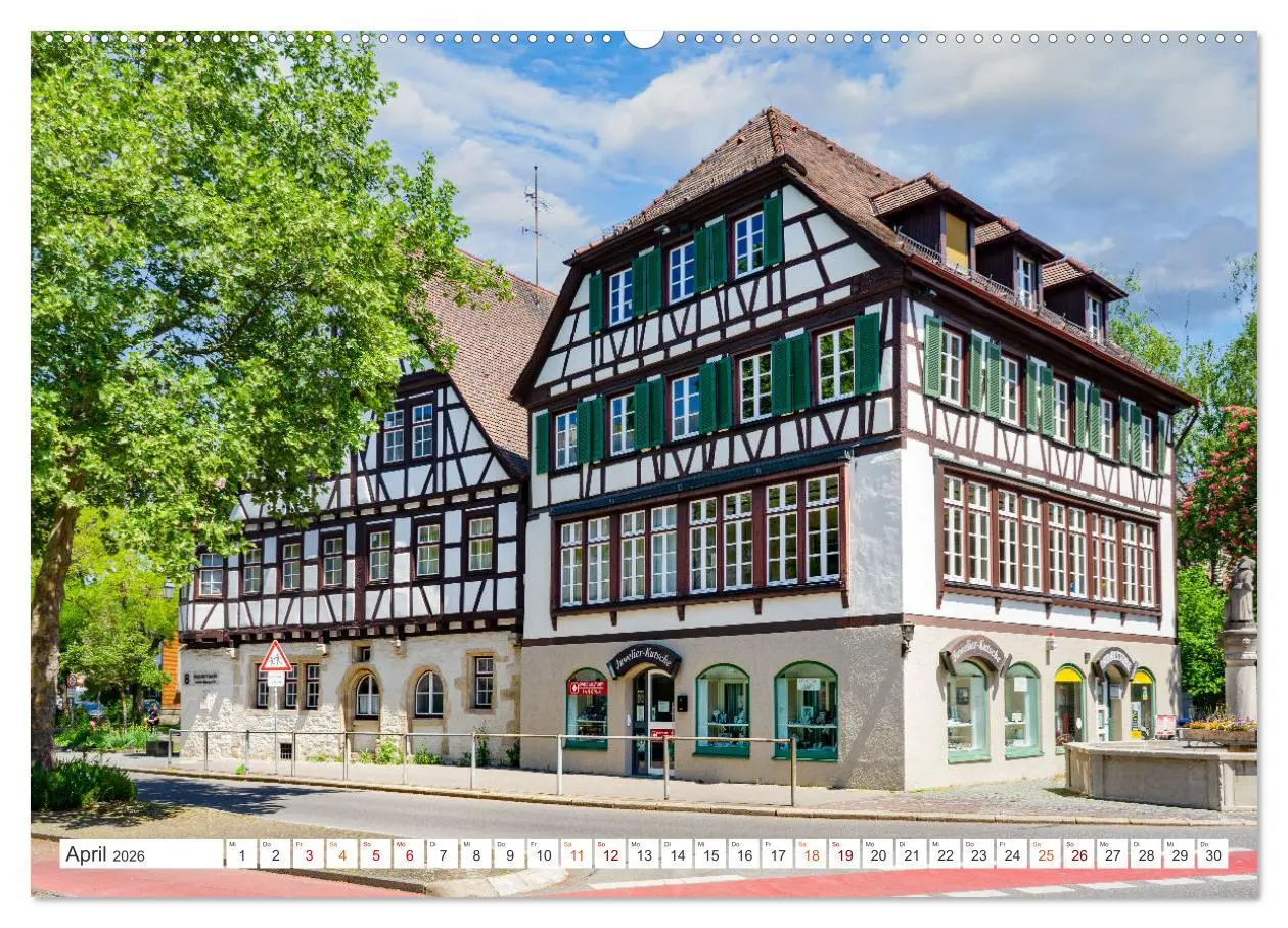 Bild: 9783457635339 | Sindelfingen Impressionen (Wandkalender 2026 DIN A2 quer), CALVENDO...