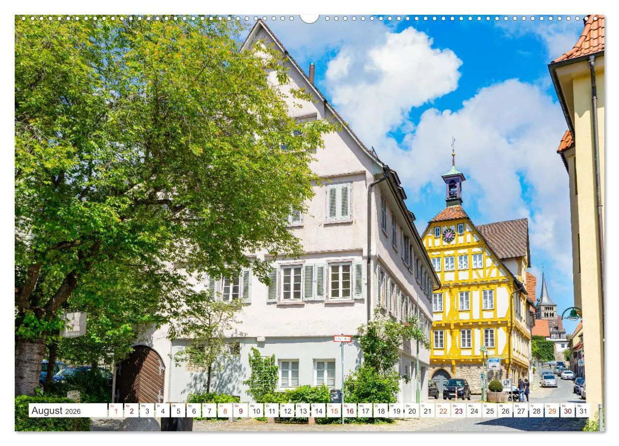 Bild: 9783457635339 | Sindelfingen Impressionen (Wandkalender 2026 DIN A2 quer), CALVENDO...