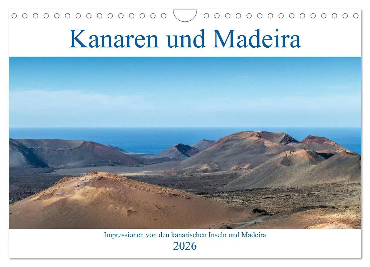 Cover: 9783457875339 | Kanaren und Madeira (Wandkalender 2026 DIN A4 quer), CALVENDO...