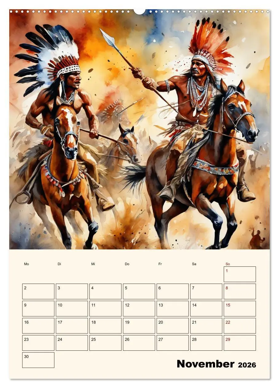 Bild: 9783516275339 | Indianische Kultur (hochwertiger Premium Wandkalender 2026 DIN A2...