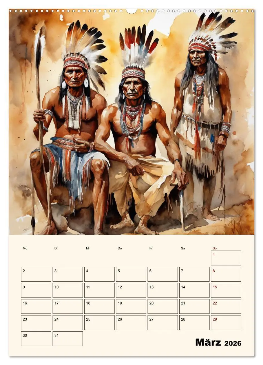 Bild: 9783516275339 | Indianische Kultur (hochwertiger Premium Wandkalender 2026 DIN A2...