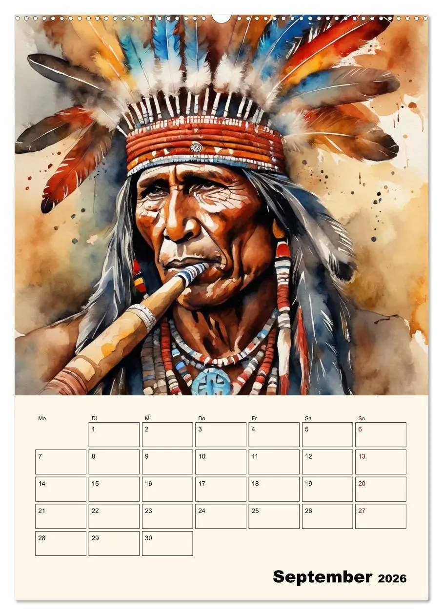Bild: 9783516275339 | Indianische Kultur (hochwertiger Premium Wandkalender 2026 DIN A2...