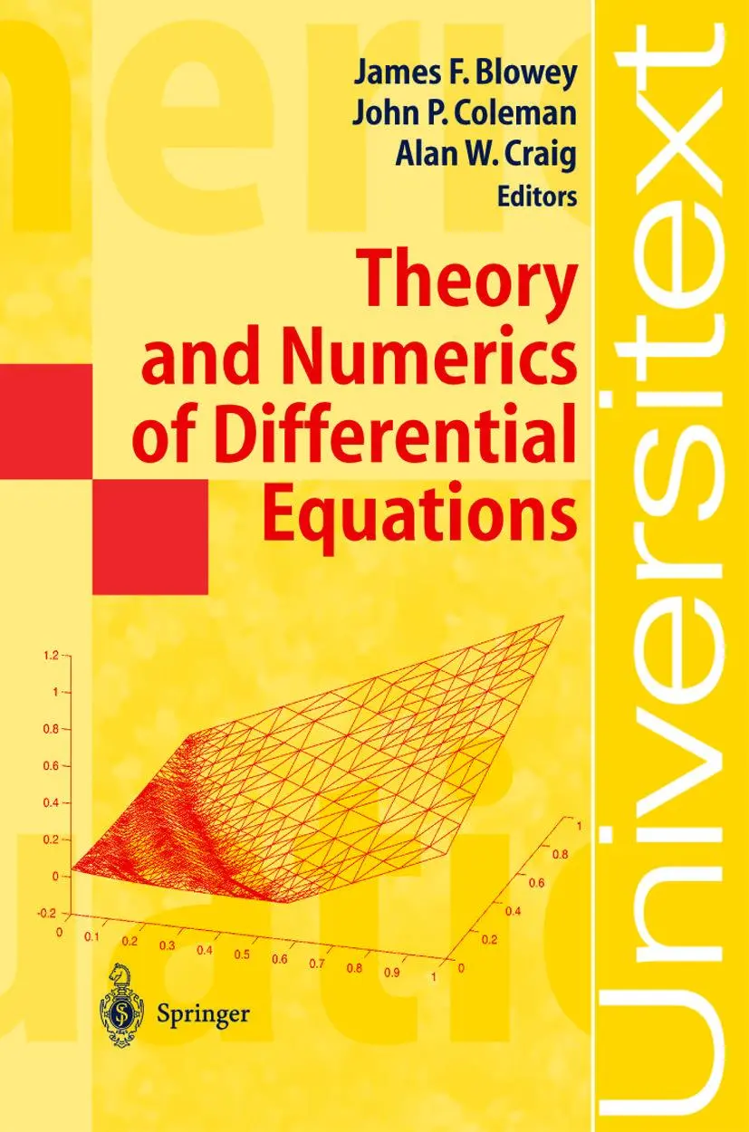 Cover: 9783642075339 | Theory and Numerics of Differential Equations | Durham 2000 | Buch | x