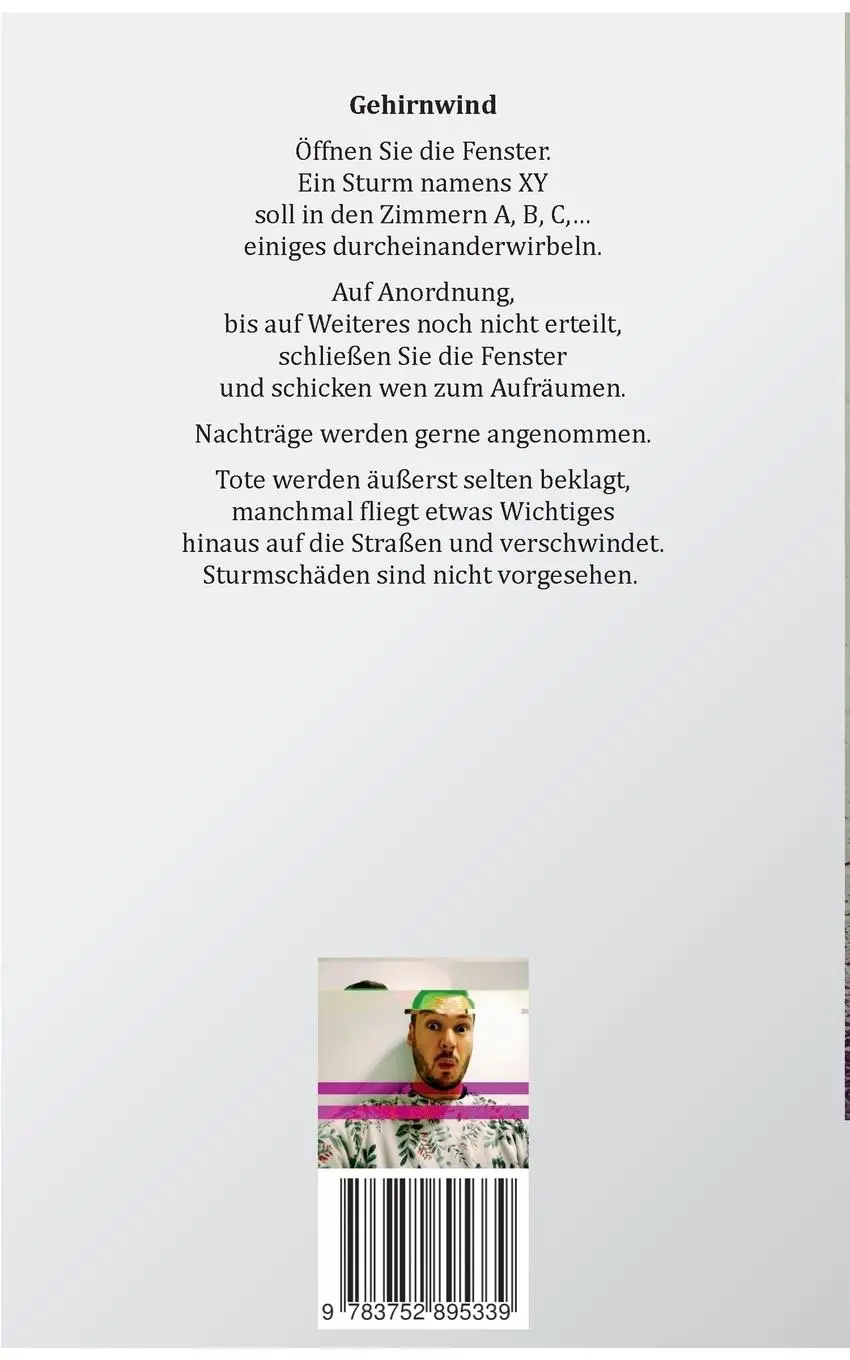 Rückseite: 9783752895339 | Ich war ein Wort noch nie | Gedichte | Hendrik Bloem | Taschenbuch