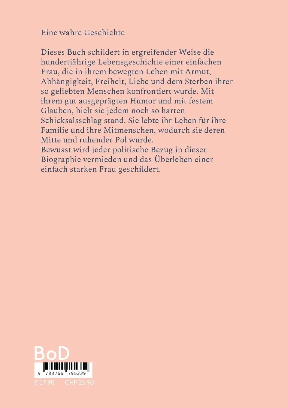 Rückseite: 9783755795339 | Fels in der Brandung | Marie Bernard | Taschenbuch | Paperback | 2022