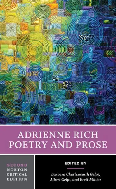 Cover: 9780393265439 | Adrienne Rich: Poetry and Prose | A Norton Critical Edition | Rich