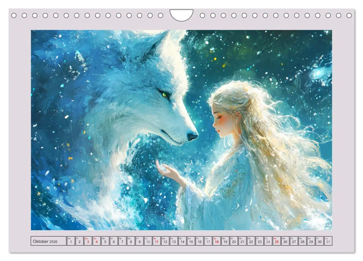 Bild: 9783457315439 | Traumwelten. Mangas mit magischen Begegnungen (Wandkalender 2026...