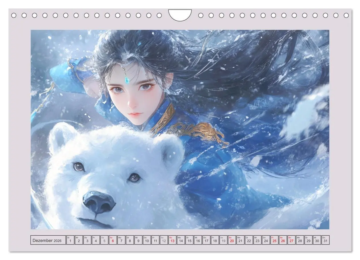Bild: 9783457315439 | Traumwelten. Mangas mit magischen Begegnungen (Wandkalender 2026...
