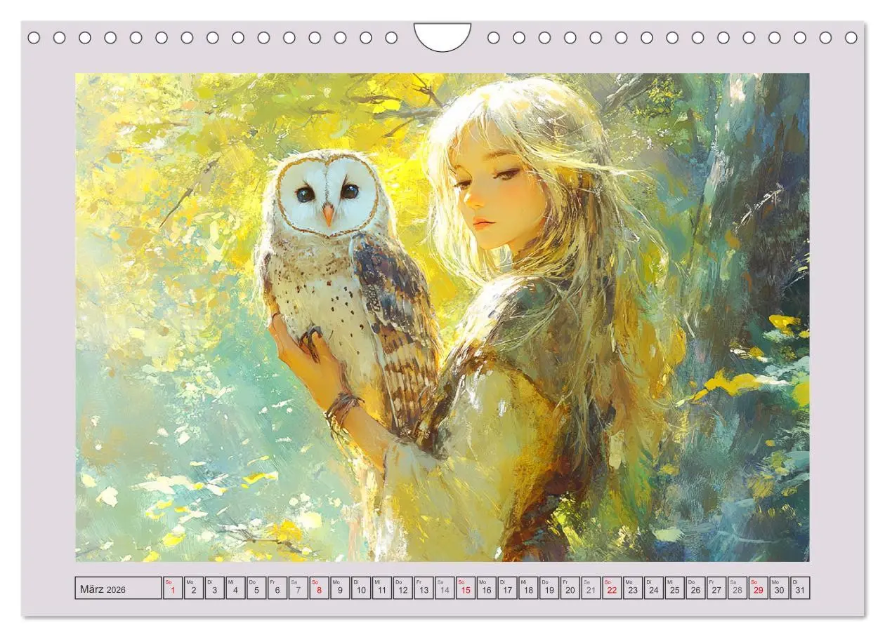 Bild: 9783457315439 | Traumwelten. Mangas mit magischen Begegnungen (Wandkalender 2026...