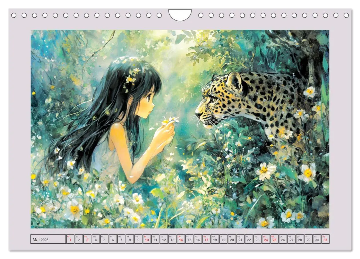 Bild: 9783457315439 | Traumwelten. Mangas mit magischen Begegnungen (Wandkalender 2026...