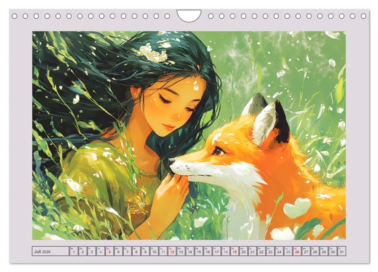 Bild: 9783457315439 | Traumwelten. Mangas mit magischen Begegnungen (Wandkalender 2026...