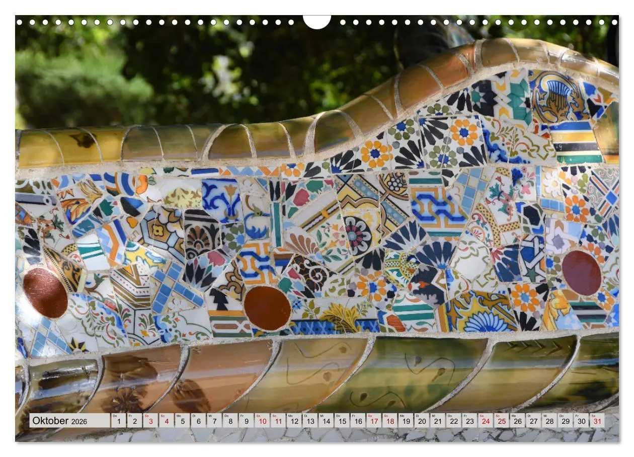 Bild: 9783457555439 | Ein bisschen GAUDI in Barcelona (Wandkalender 2026 DIN A3 quer),...