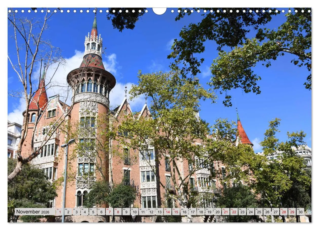 Bild: 9783457555439 | Ein bisschen GAUDI in Barcelona (Wandkalender 2026 DIN A3 quer),...