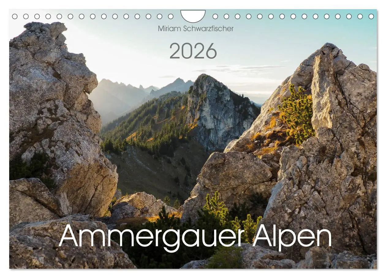 Cover: 9783457795439 | Ammergauer Alpen (Wandkalender 2026 DIN A4 quer), CALVENDO...