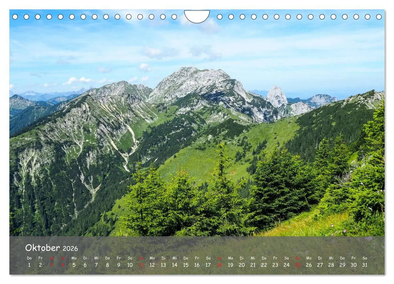 Bild: 9783457795439 | Ammergauer Alpen (Wandkalender 2026 DIN A4 quer), CALVENDO...