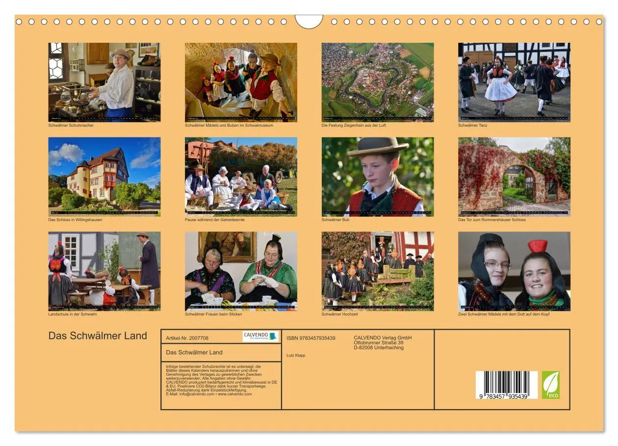 Bild: 9783457935439 | Das Schwälmer Land (Wandkalender 2026 DIN A3 quer), CALVENDO...