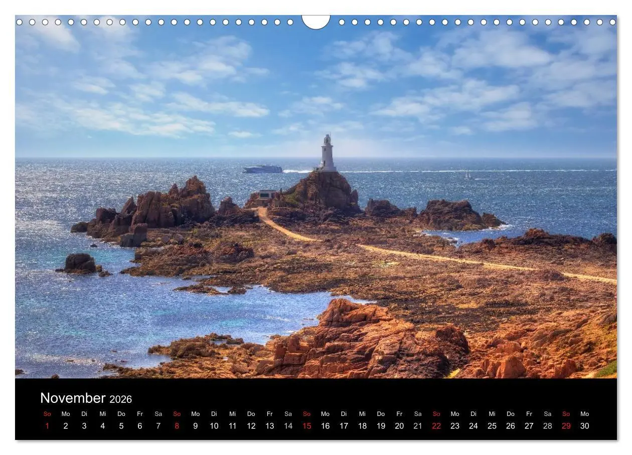 Bild: 9783516195439 | Jersey &amp; Guernsey - britische Kanalinseln (Wandkalender 2026 DIN A3...