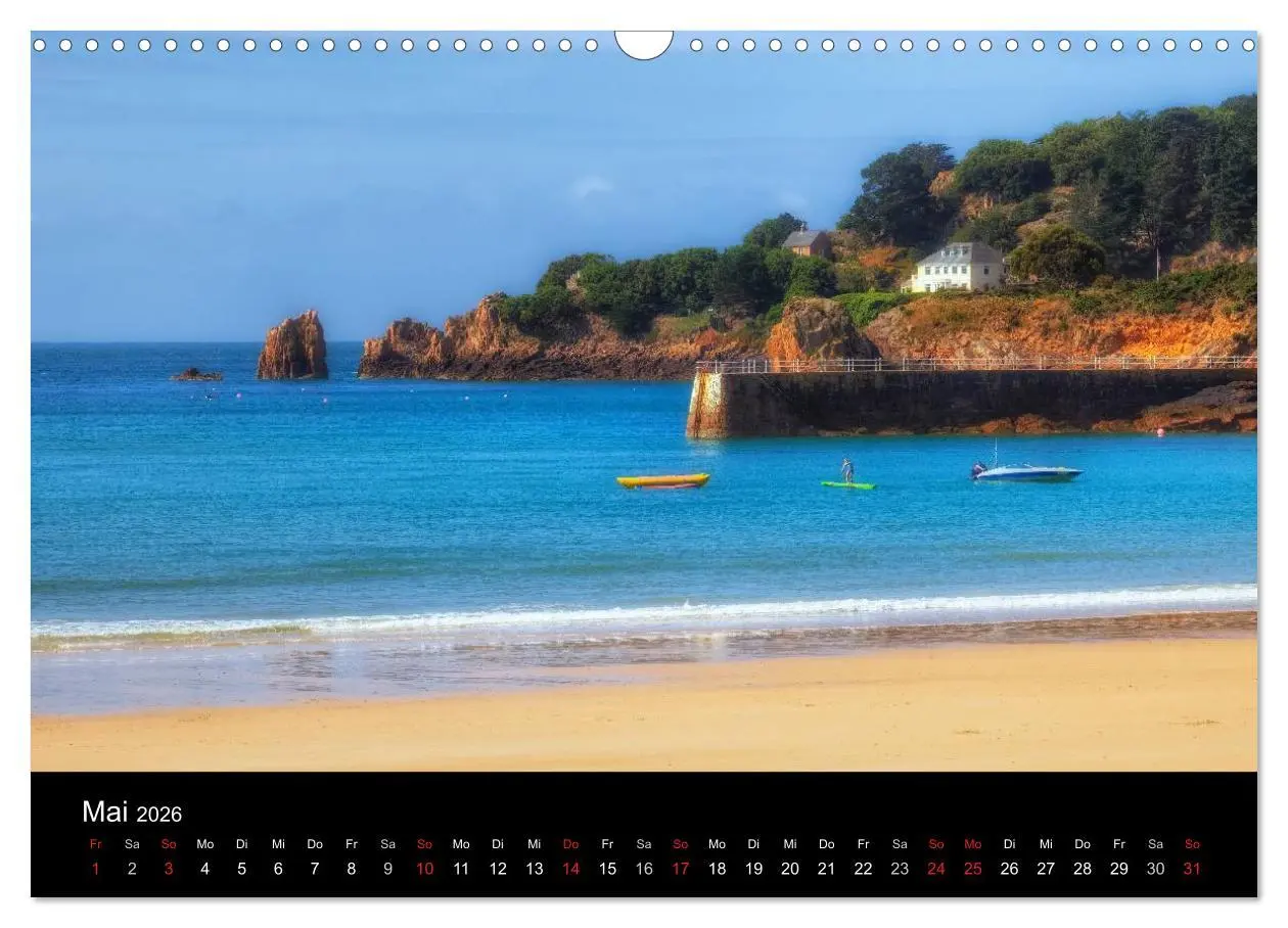 Bild: 9783516195439 | Jersey &amp; Guernsey - britische Kanalinseln (Wandkalender 2026 DIN A3...