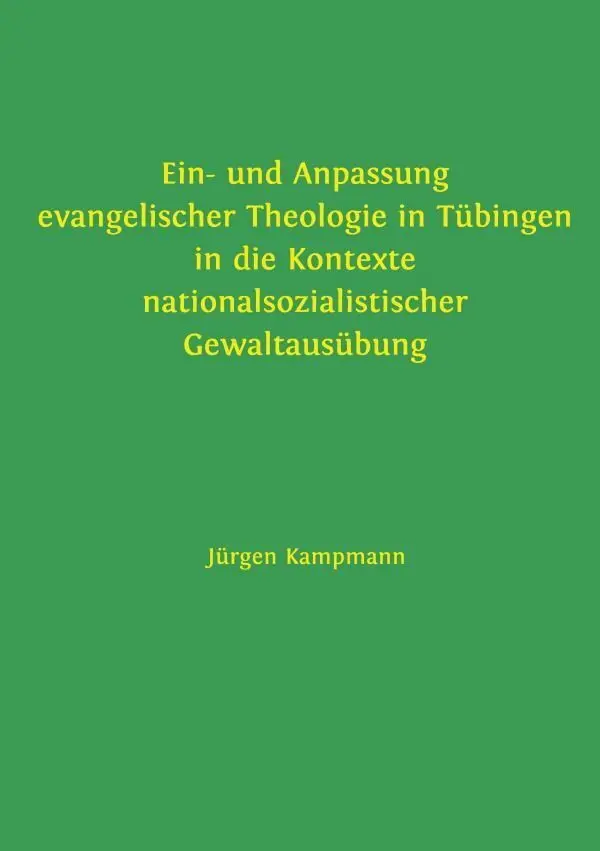 Cover: 9783565465439 | Beiträge zu territorialkirchengeschichtlicher Forschung / Ein- und...
