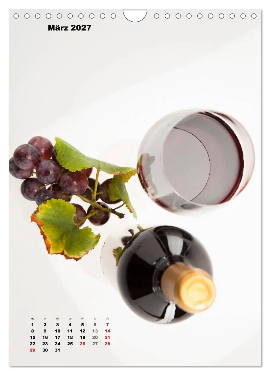 Bild: 9783569975439 | WeinTrauben 2027 (Wandkalender 2027 DIN A4 hoch), CALVENDO...