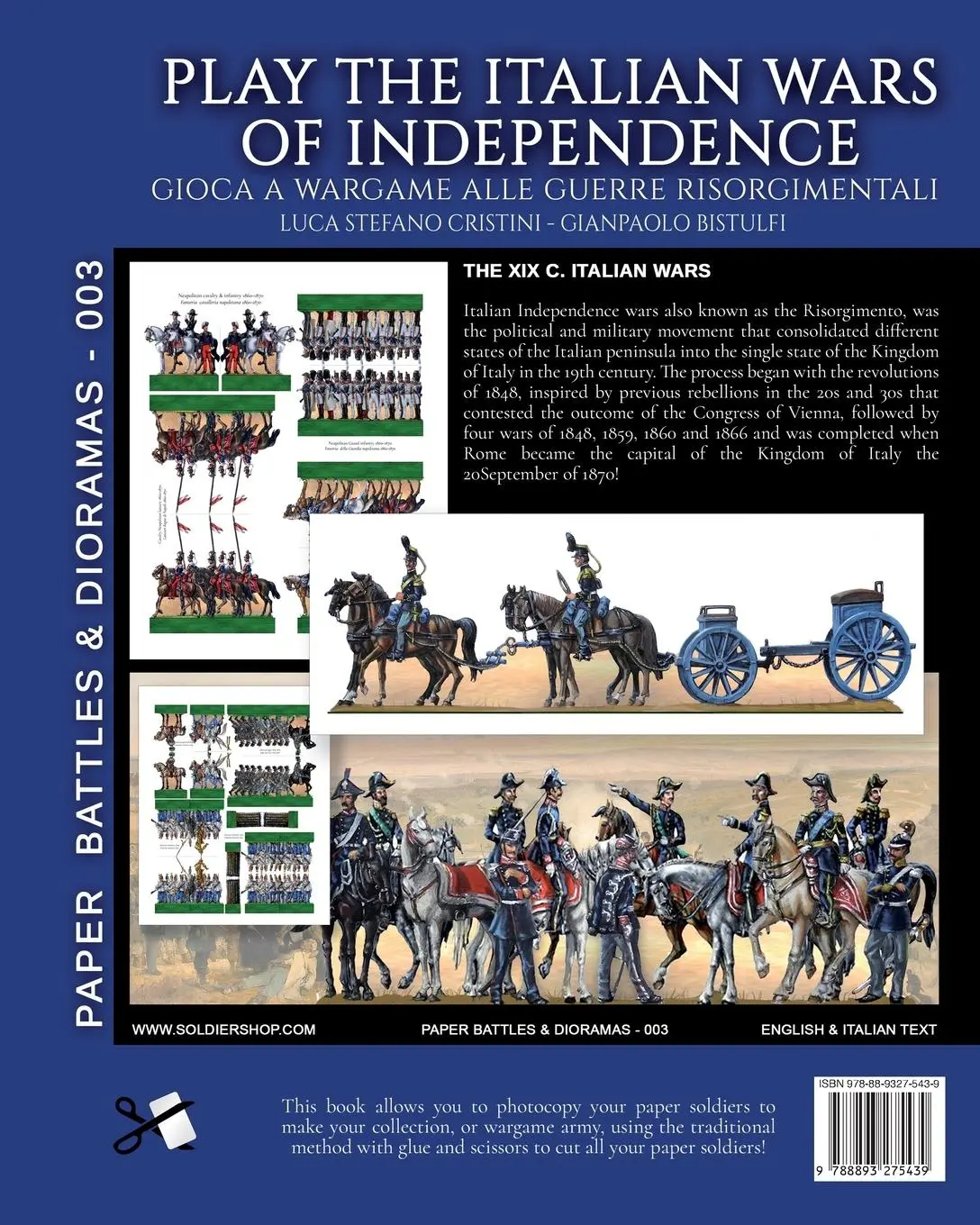 Rückseite: 9788893275439 | Play the Italian wars of Independence | Luca Stefano Cristini (u. a.)