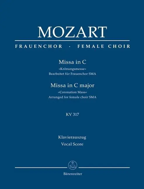 Cover: 9790006535439 | Missa in C major KV 317 "Coronation Mass" | Mozart (u. a.) | Buch