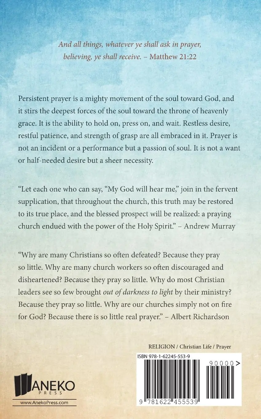 Rückseite: 9781622455539 | The Necessity of Prayer | Why Christians Ought to Pray | E. M. Bounds