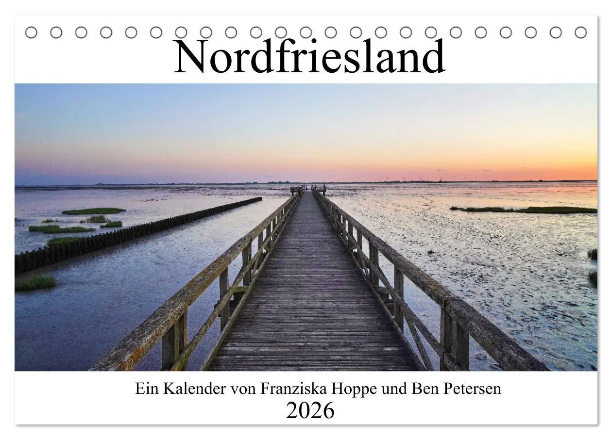 Cover: 9783457785539 | Nordfriesland (Tischkalender 2026 DIN A5 quer), CALVENDO...
