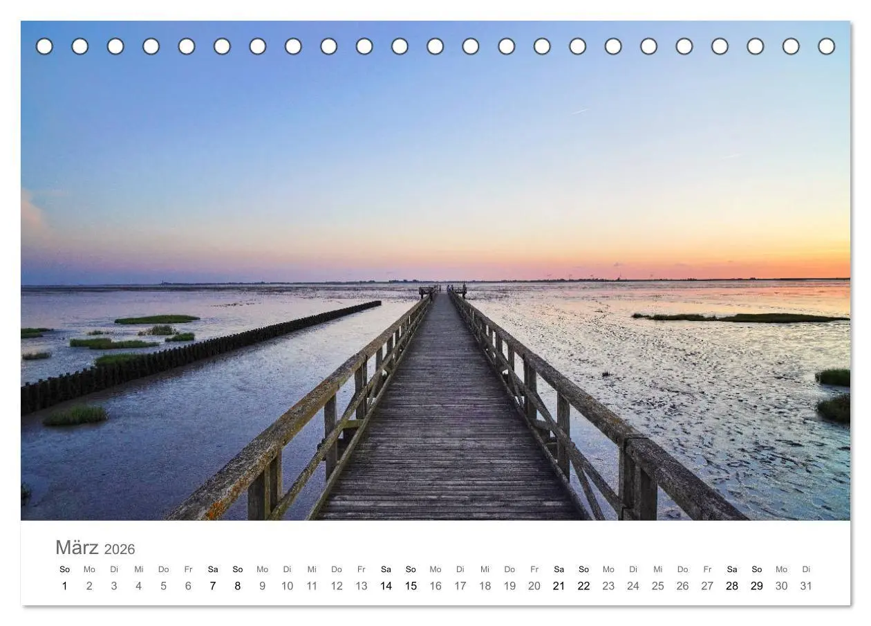 Bild: 9783457785539 | Nordfriesland (Tischkalender 2026 DIN A5 quer), CALVENDO...