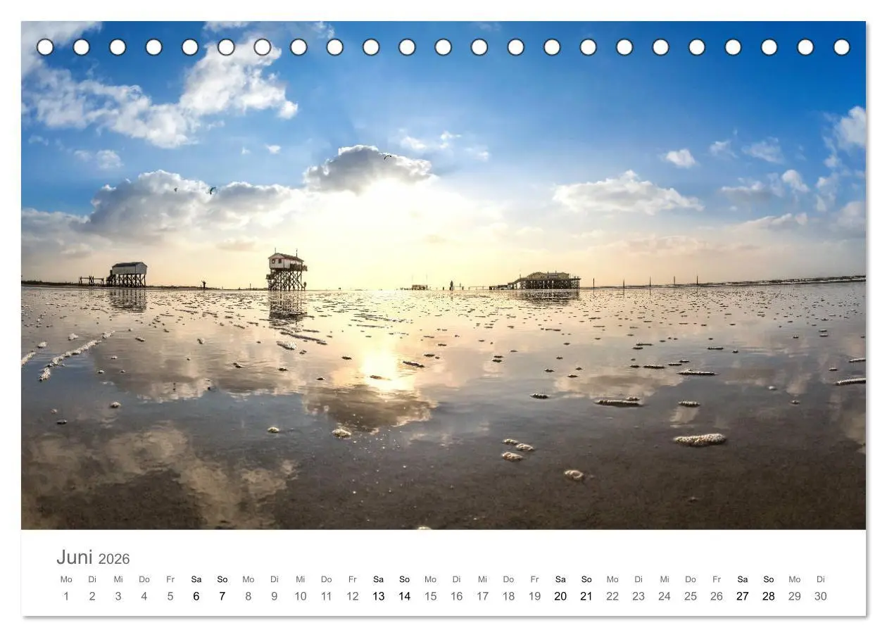 Bild: 9783457785539 | Nordfriesland (Tischkalender 2026 DIN A5 quer), CALVENDO...