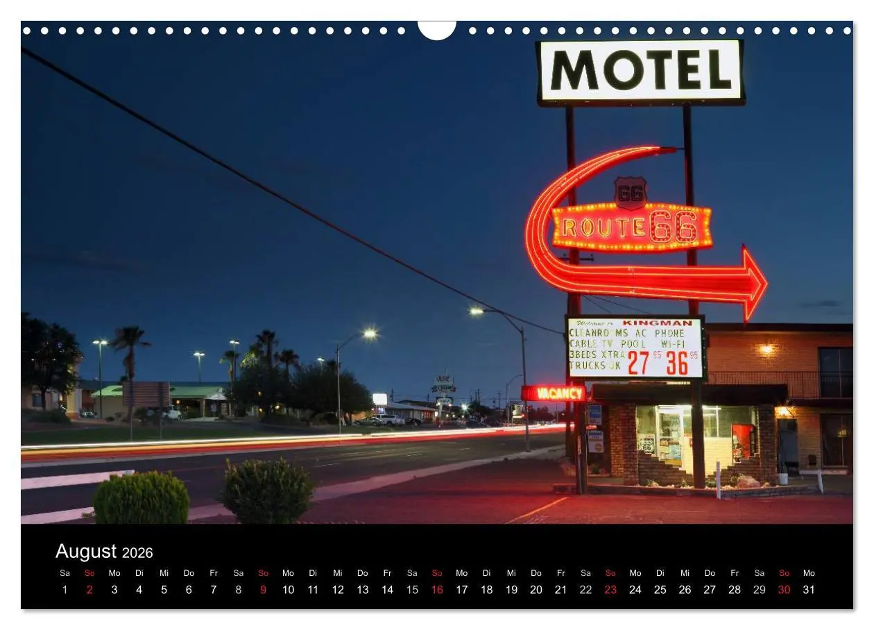 Bild: 9783516185539 | Route 66 im Südwesten (Wandkalender 2026 DIN A3 quer), CALVENDO...