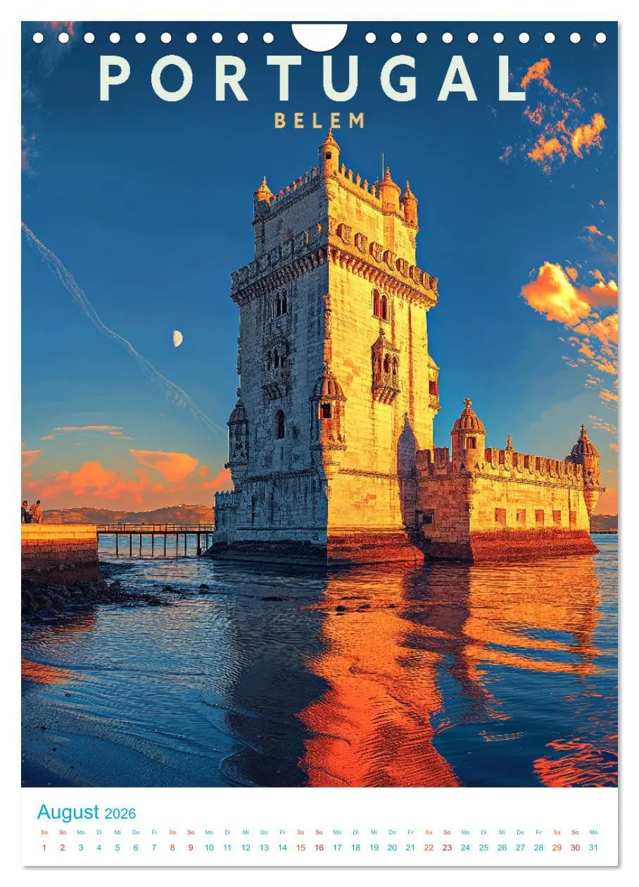 Bild: 9783516325539 | Portugal - Old School Poster Style (Wandkalender 2026 DIN A4 hoch),...