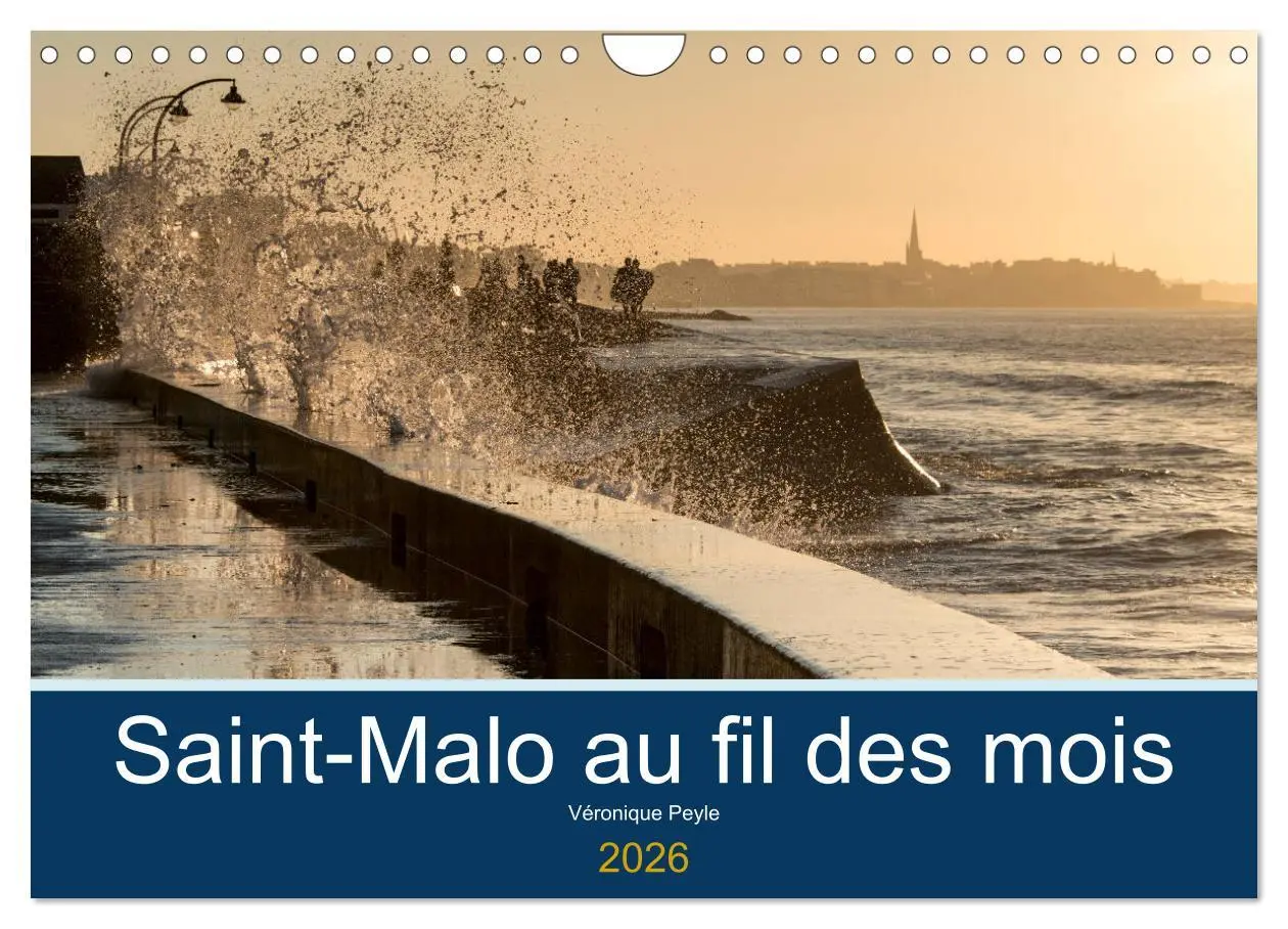 Cover: 9783516565539 | Saint-Malo au fil des mois (Calendrier mural 2026 DIN A4 vertical),...