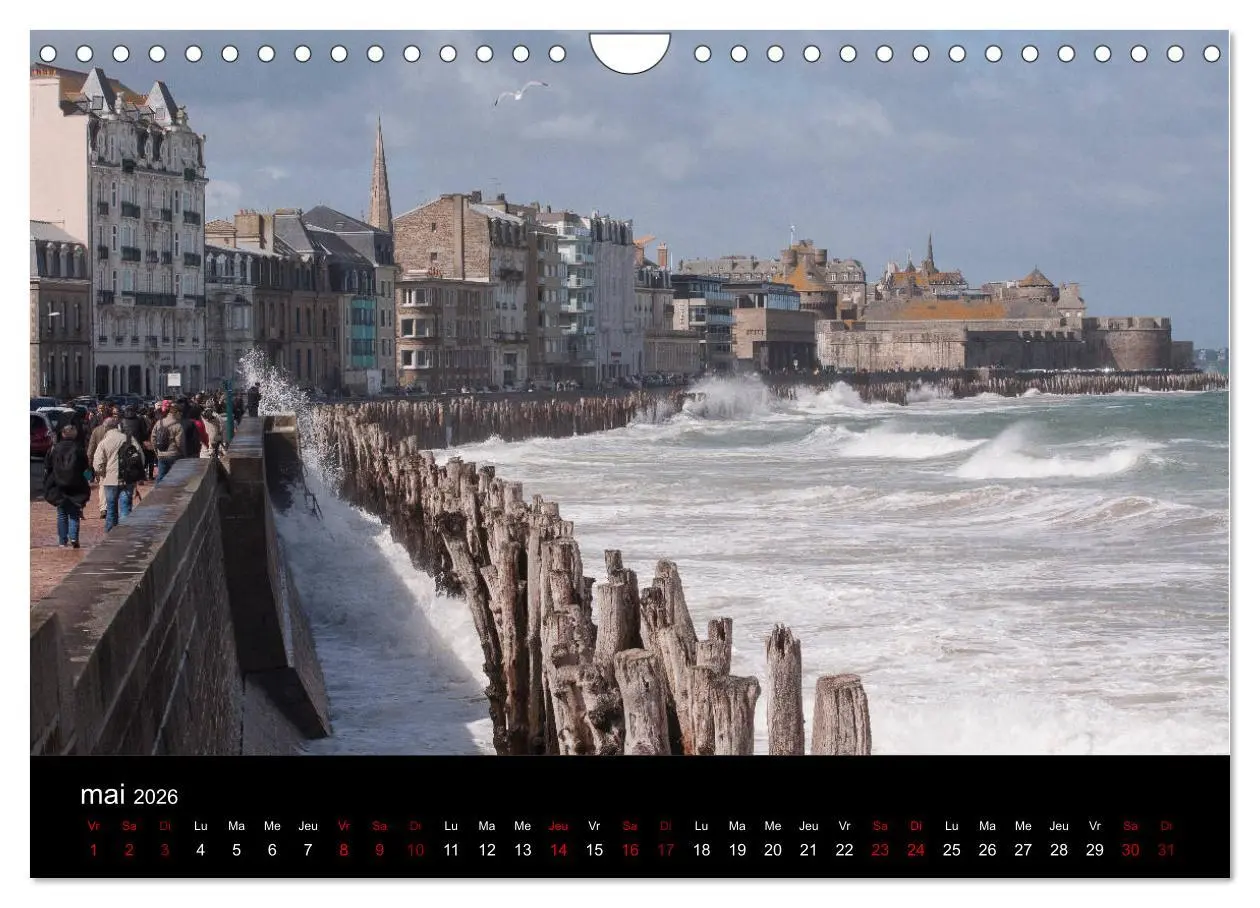 Bild: 9783516565539 | Saint-Malo au fil des mois (Calendrier mural 2026 DIN A4 vertical),...