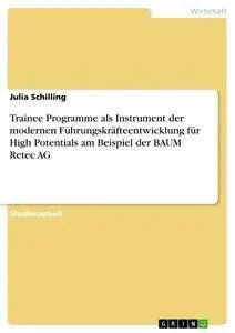 Cover: 9783668345539 | Trainee Programme als Instrument der modernen...