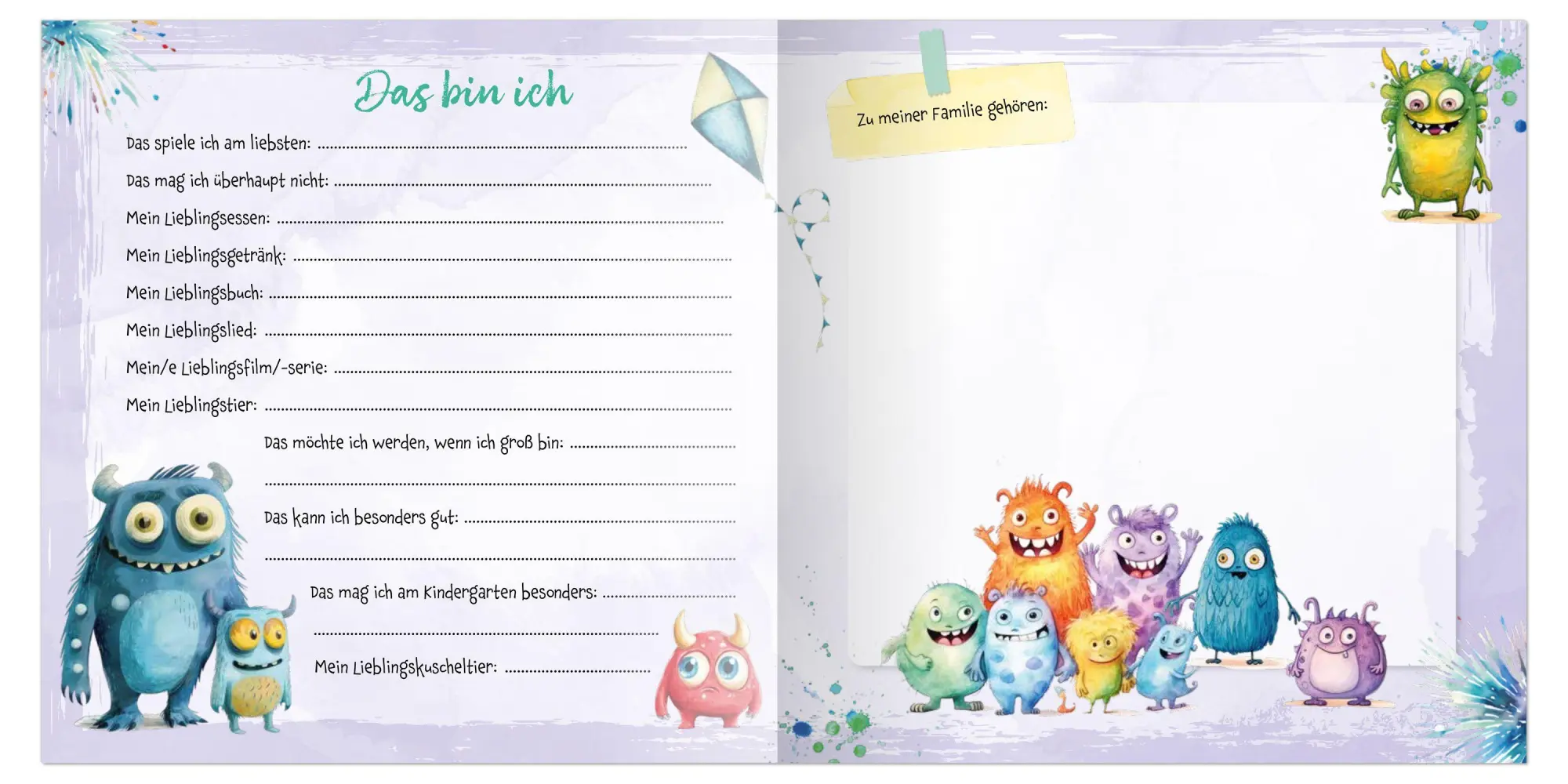 Bild: 9783780665539 | Meine Kindergarten-Freunde | Monster - mit Metallic-Farbschnitt | Buch
