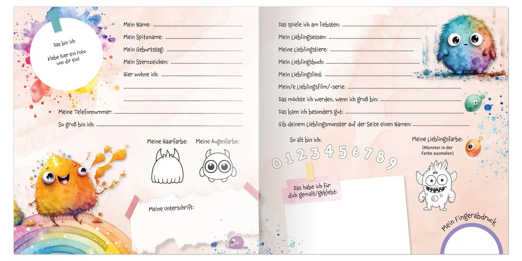 Bild: 9783780665539 | Meine Kindergarten-Freunde | Monster - mit Metallic-Farbschnitt | Buch