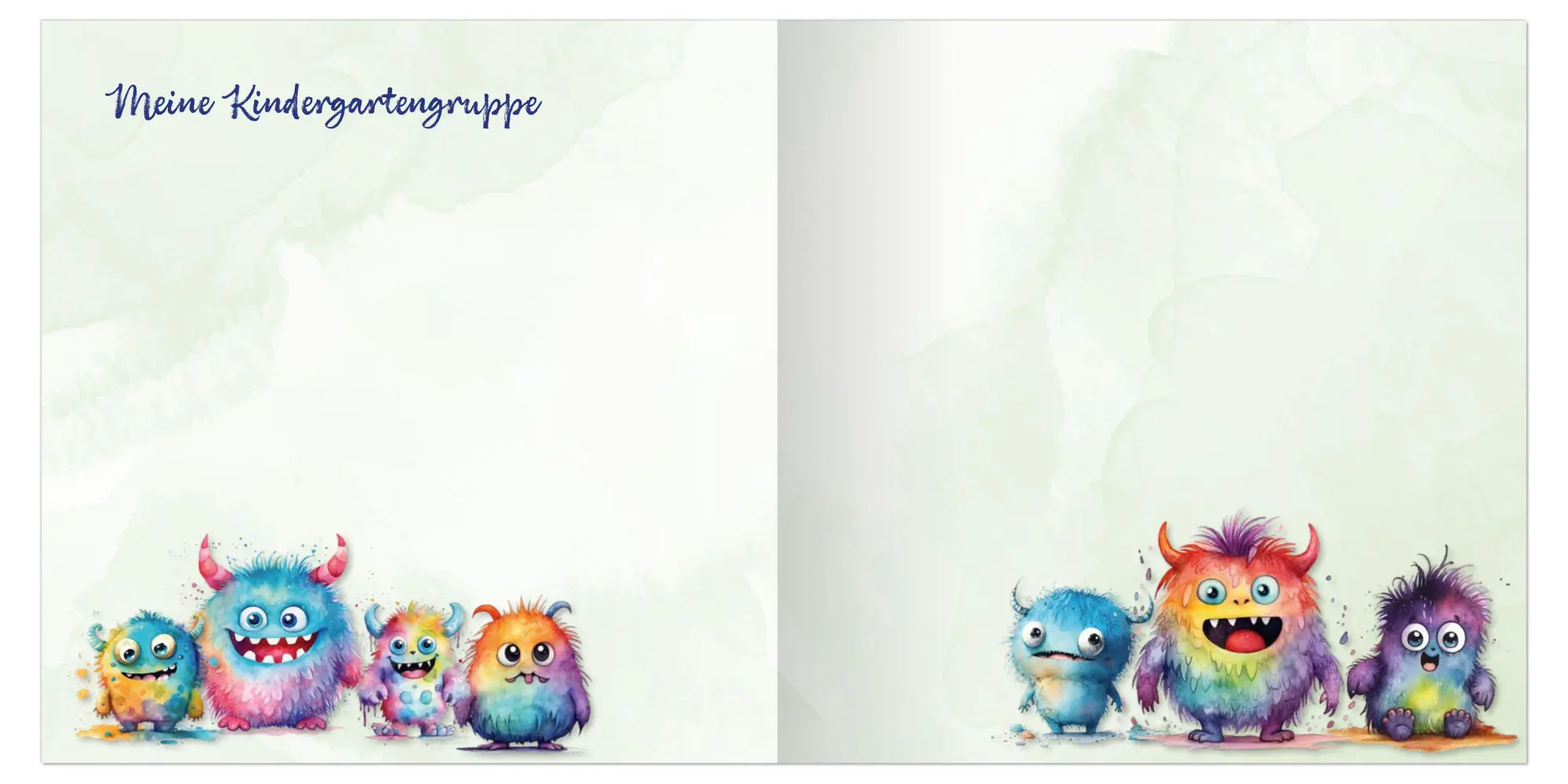 Bild: 9783780665539 | Meine Kindergarten-Freunde | Monster - mit Metallic-Farbschnitt | Buch