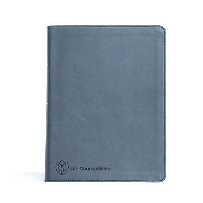 Cover: 9781087785639 | CSB Life Counsel Bible, Slate Blue Leathertouch | Press (u. a.) | Buch