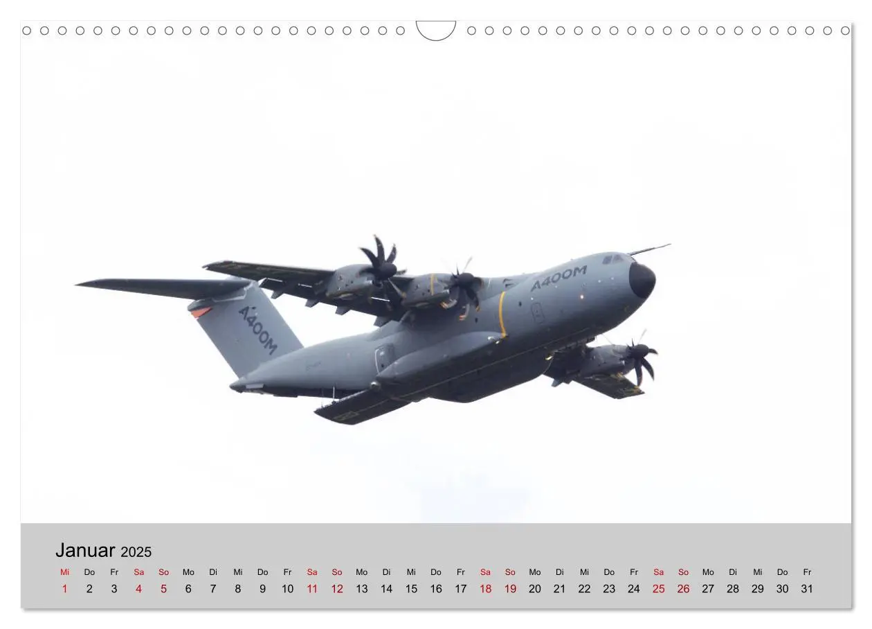 Bild: 9783435375639 | Transportflugzeug Airbus A400M Atlas (Wandkalender 2025 DIN A3...