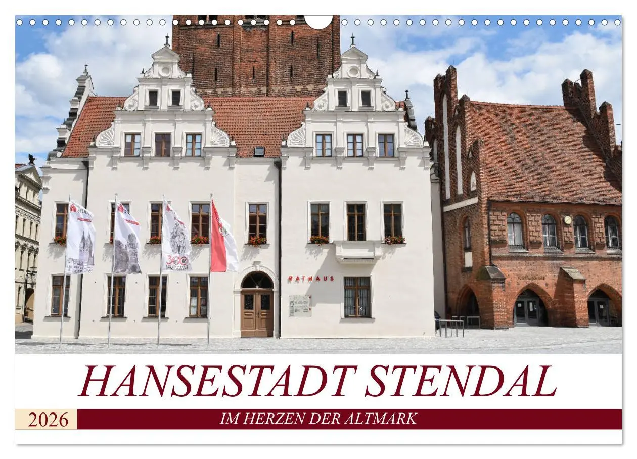 Cover: 9783457845639 | Hansestadt Stendal (Wandkalender 2026 DIN A3 quer), CALVENDO...