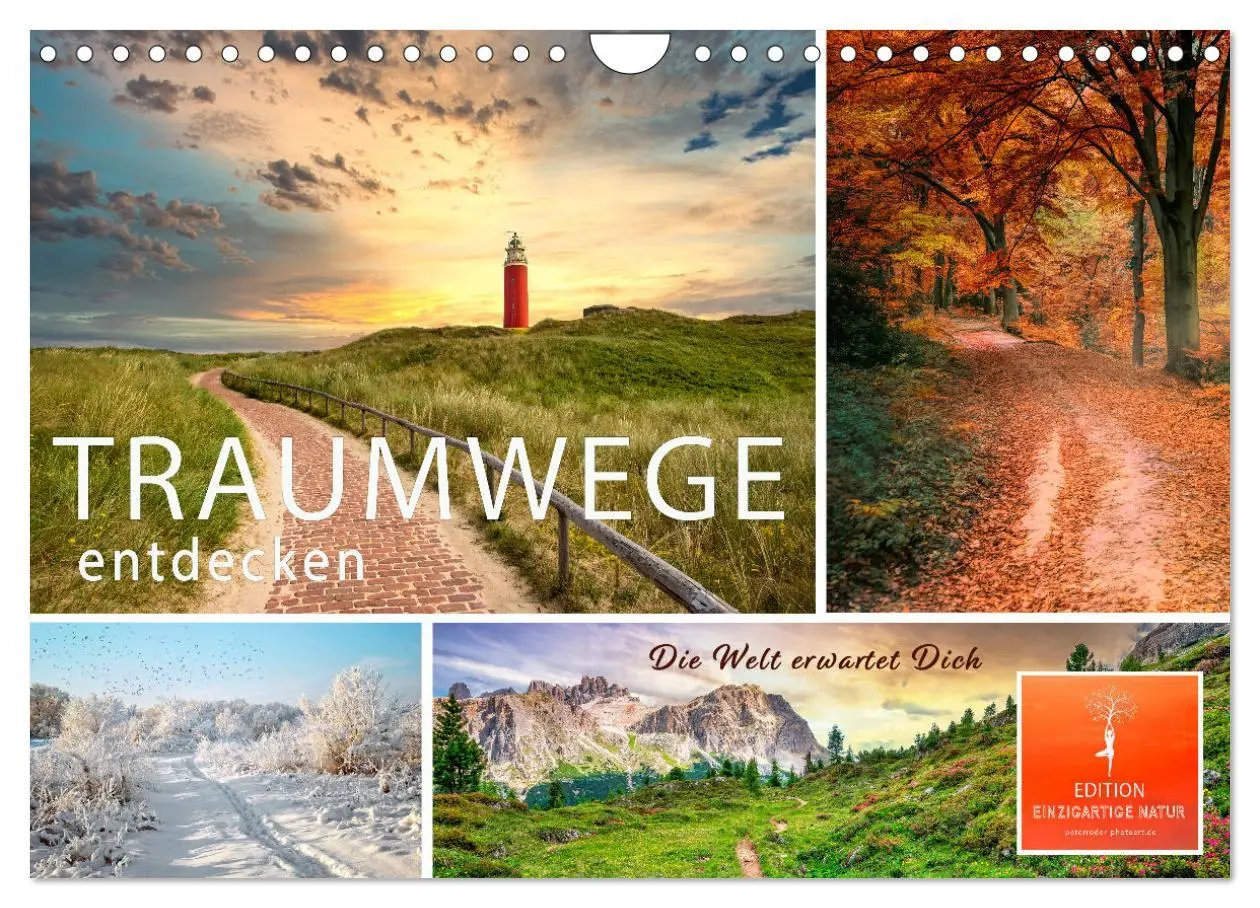 Cover: 9783457915639 | Traumwege entdecken (Wandkalender 2026 DIN A4 quer), CALVENDO...