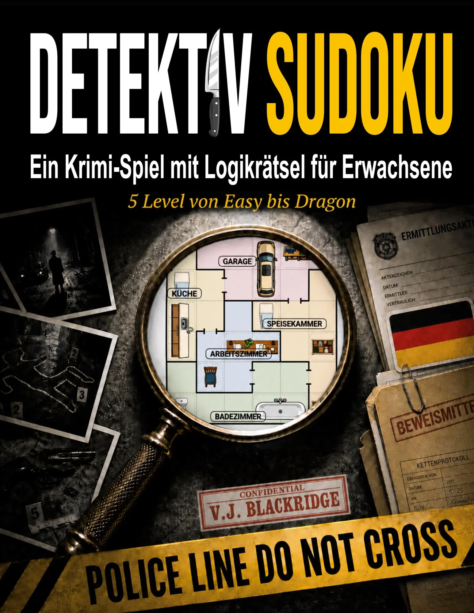 Cover: 9783696745639 | DETEKTIV SUDOKU | V. J. Blackridge | Taschenbuch | 110 S. | Deutsch