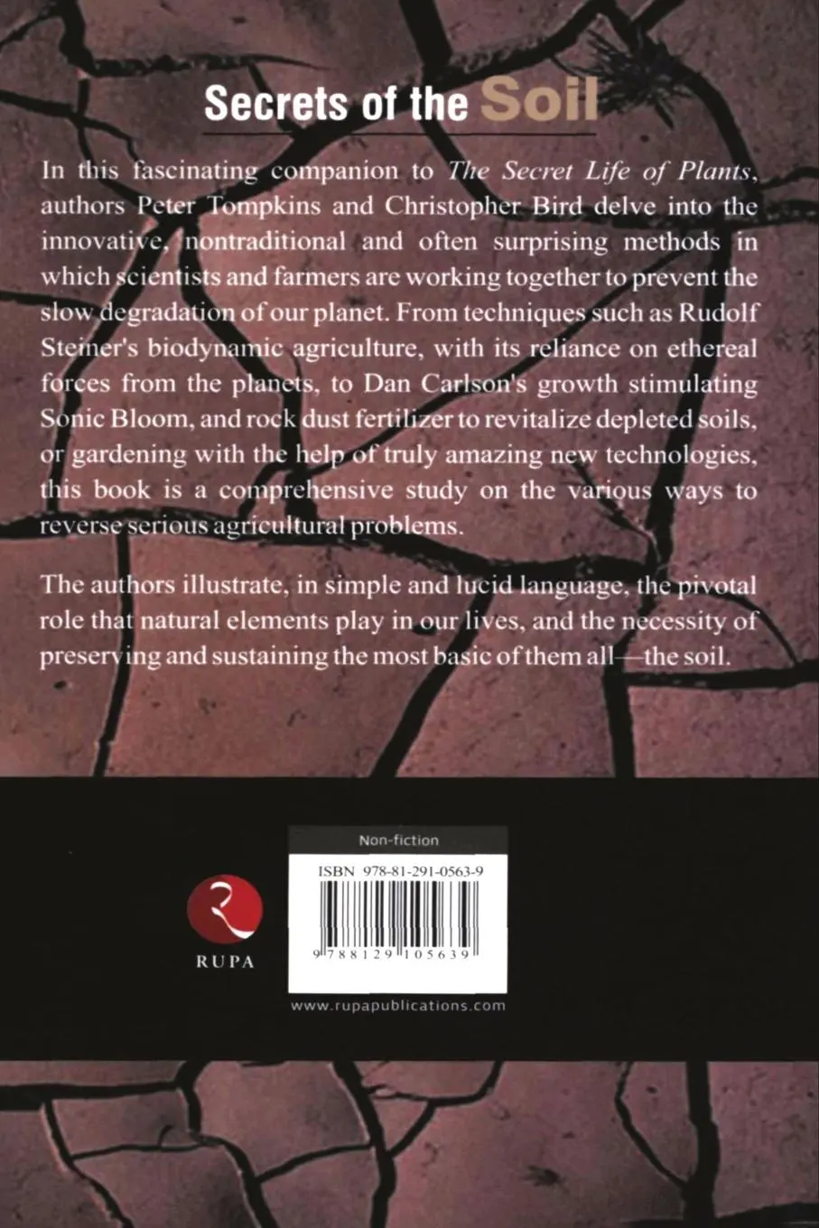 Rückseite: 9788129105639 | Secrets of the Soil | Peter Tompkins | Taschenbuch | Englisch | 2004