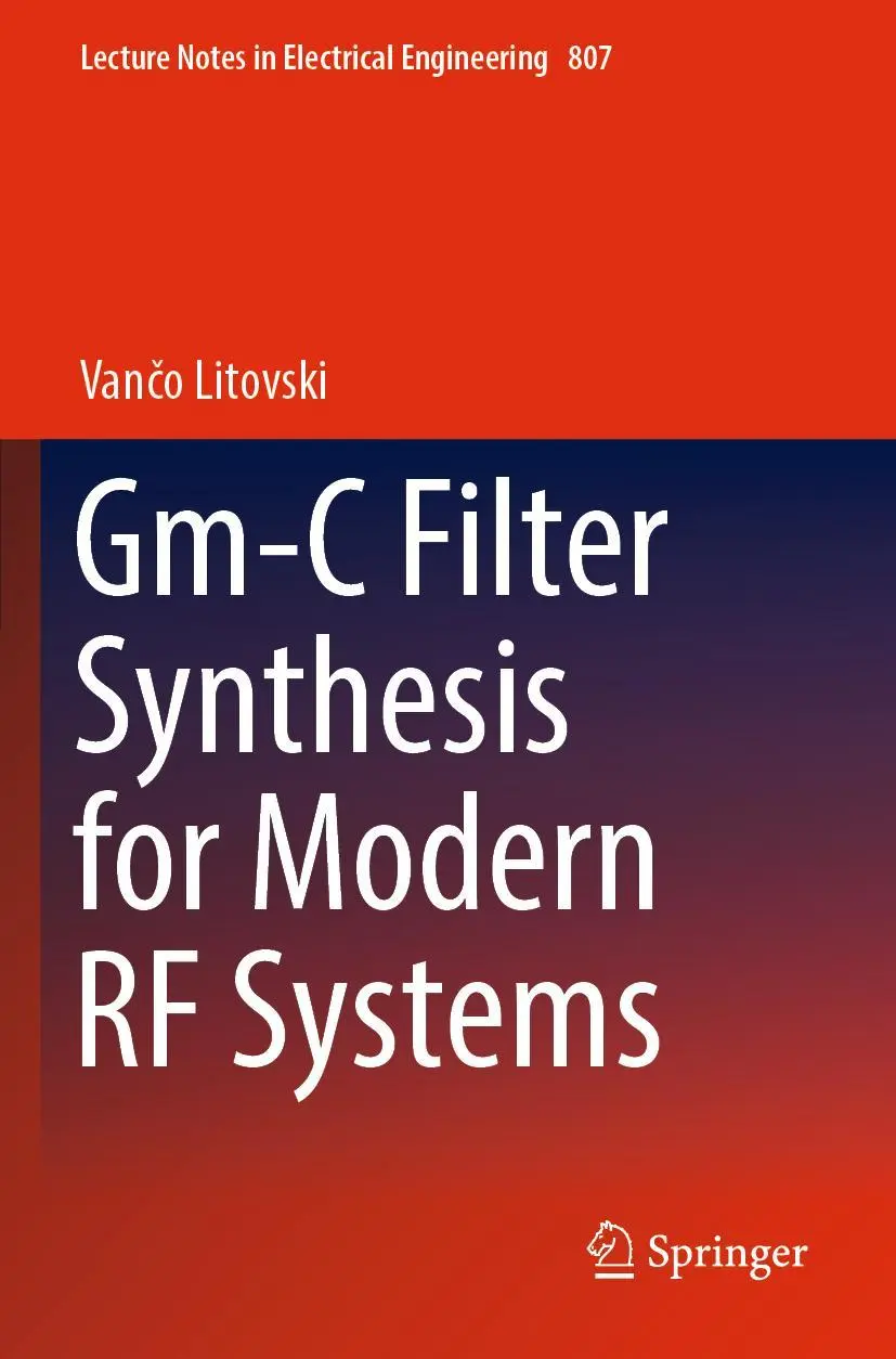 Cover: 9789811665639 | Gm-C Filter Synthesis for Modern RF Systems | Van¿o Litovski | Buch