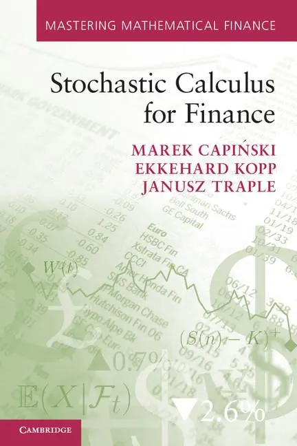 Cover: 9780521175739 | Stochastic Calculus for Finance | Marek Capi¿ski (u. a.) | Taschenbuch